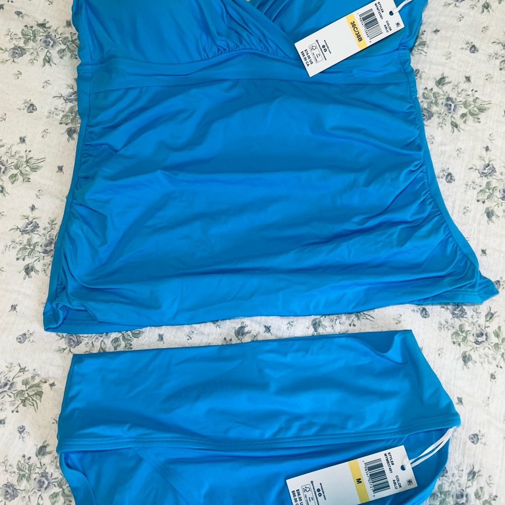 Anne Cole Vibrant Blue Bikini Set